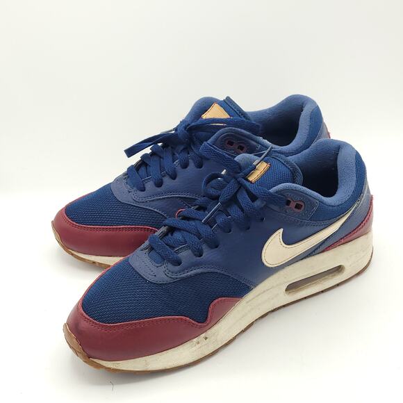 Nike Air Max 1 Navy Team Red Men's Size 8.5 - Picture 4 of 9